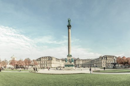 Der Stuttgarter Schlossplatz